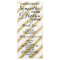 Modern brushstrokes gold stripes Wedding Program