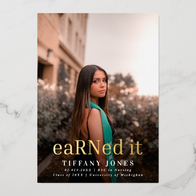 Modern BSC RN Photos Nursing  Nurse Graduation  (Front)