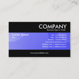 Modern - Bubble Cloud Blue Business Card