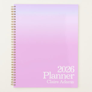Modern Bubblegum Pink Ombre Planner