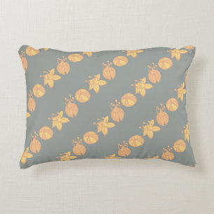 Modern Bud & Flower Bold Pattern Decorative Cushion