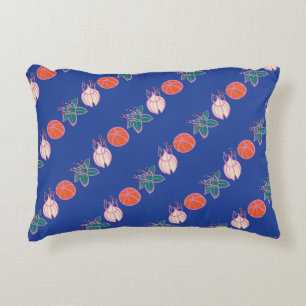 Modern Bud & Flower Bold Pattern Decorative Cushion