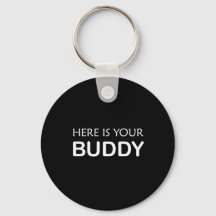 Modern Buddy Key Ring – Minimalist keychain