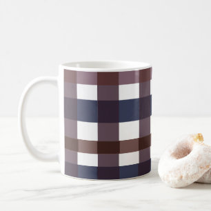 Modern Buffalo Plaid Check Pattern Coffee Mug