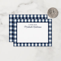 Modern Buffalo Plaid Custom Name Personal