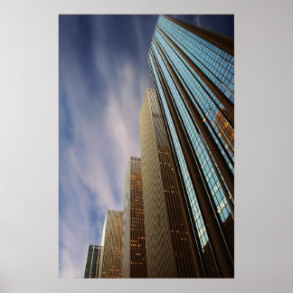 Modern building poster, New York Poster