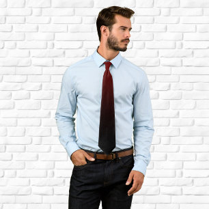 Modern Burgundy Black Ombre Tie
