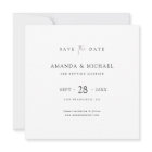 Modern Burgundy Script Photo Wedding Save the Date