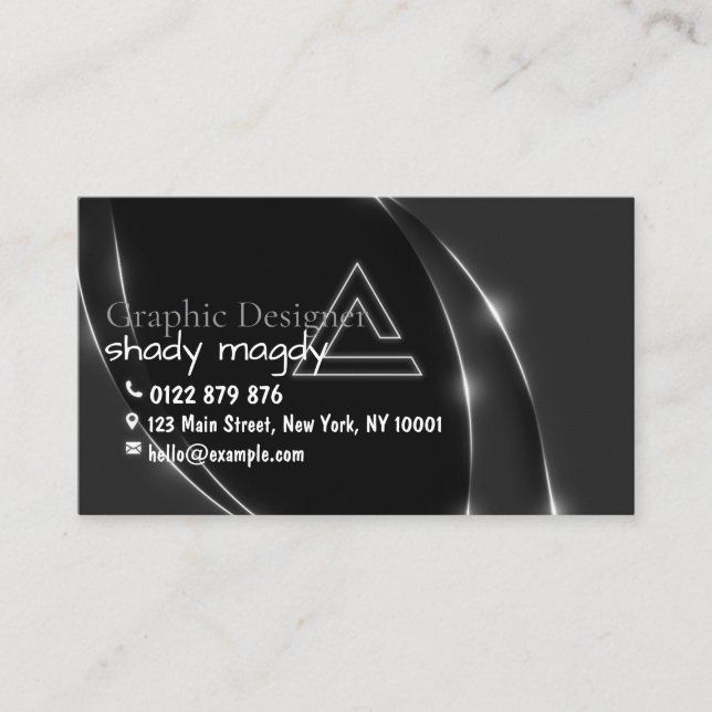 Modern Business Card (Front)