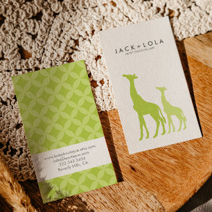 Modern Business Card   Designer Baby Boutique