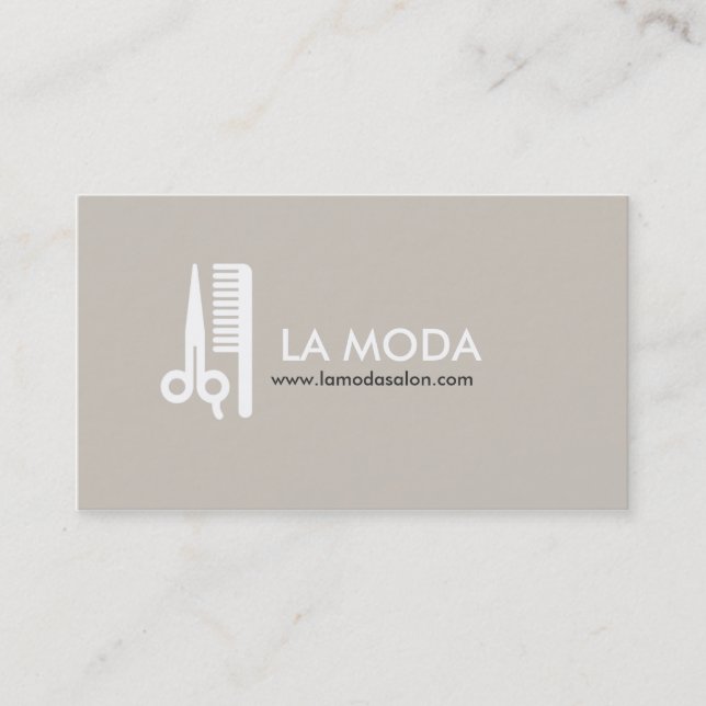 Modern Business Card | Hair Salon / Stylist (Front)