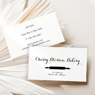 Modern Business Card No. 67 Baker, Bakery