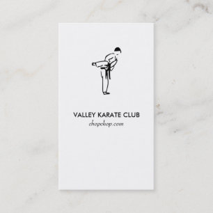 Modern Business Card No. 71 Karate