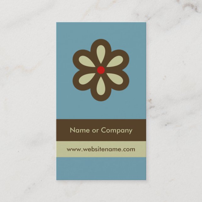Modern Business Card or Social/Networking Card (Front)