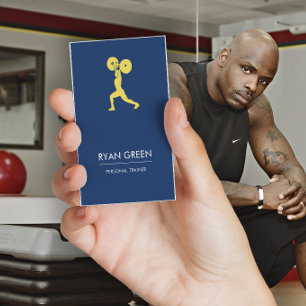 Modern Business Card Personal Trainer