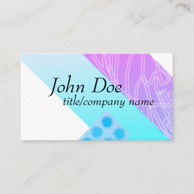 modern business card template original design (Front)
