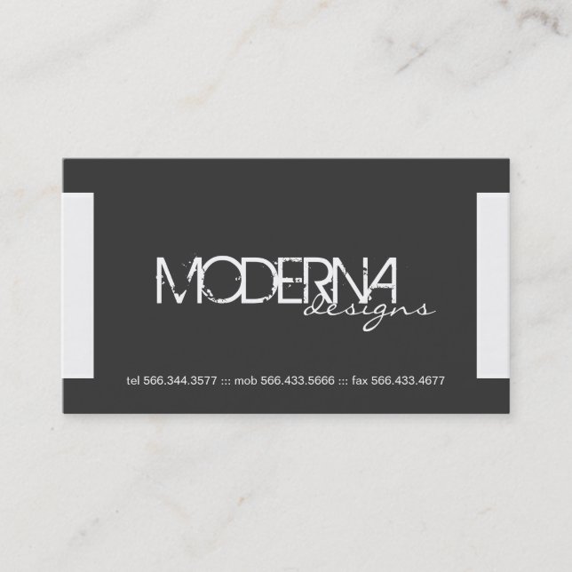 Modern Business Cards (Front)