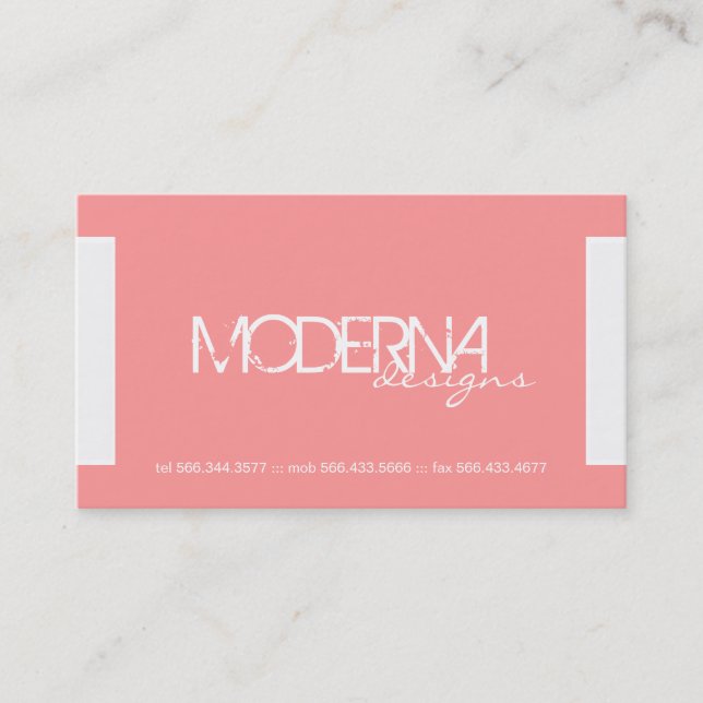 Modern Business Cards (Front)