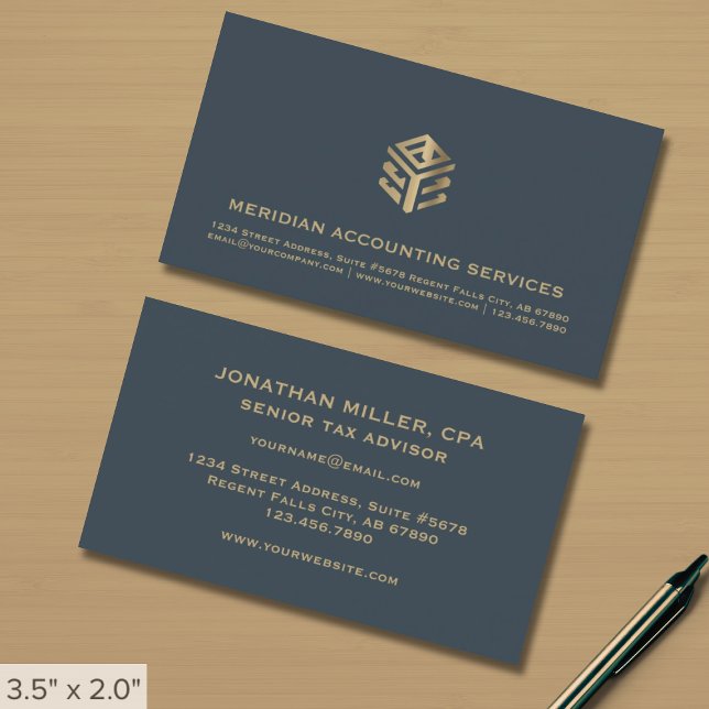 Modern Business Cards for Accountants (Creator Uploaded)