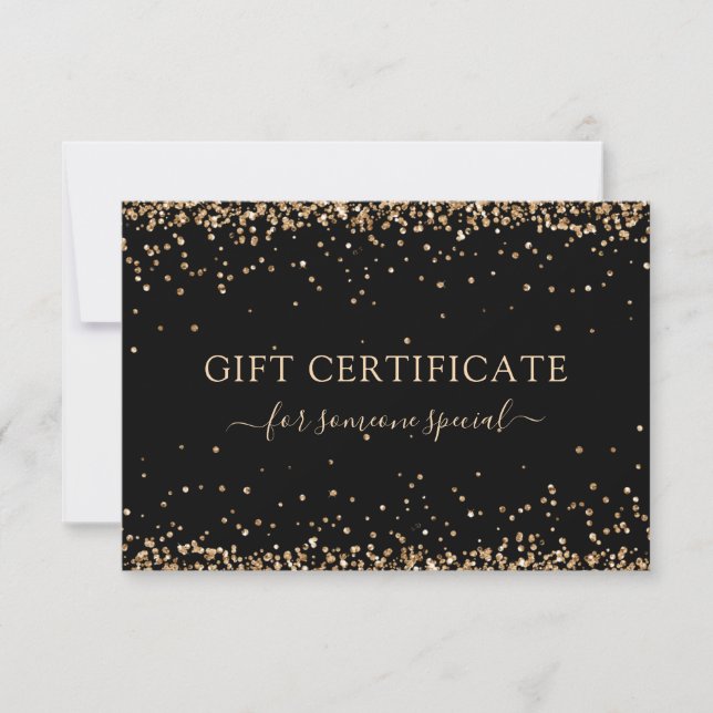 MODERN BUSINESS CERTIFICATE GIFT GLITTER (Front)