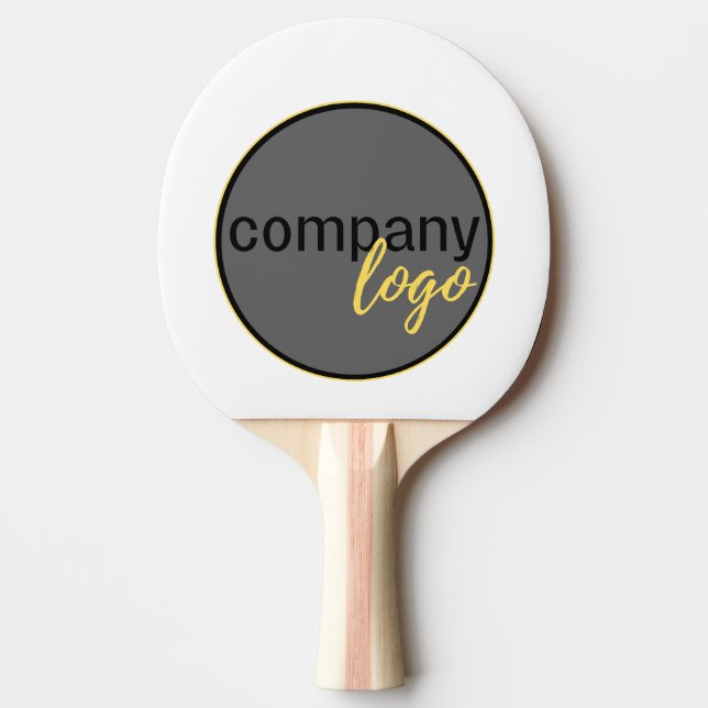 MODERN BUSINESS COMPANY OWN LOGO WHITE PROMOTIONAL PING PONG PADDLE (Front)