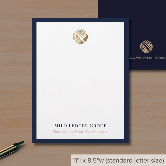 Modern Business Custom Logo  Letterhead (Creator Uploaded)