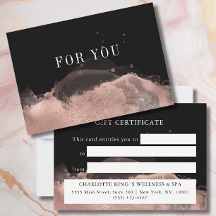 MODERN BUSINESS GIFT CERTIFICATE