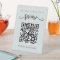 Modern Business Leave Review QR Code Sign