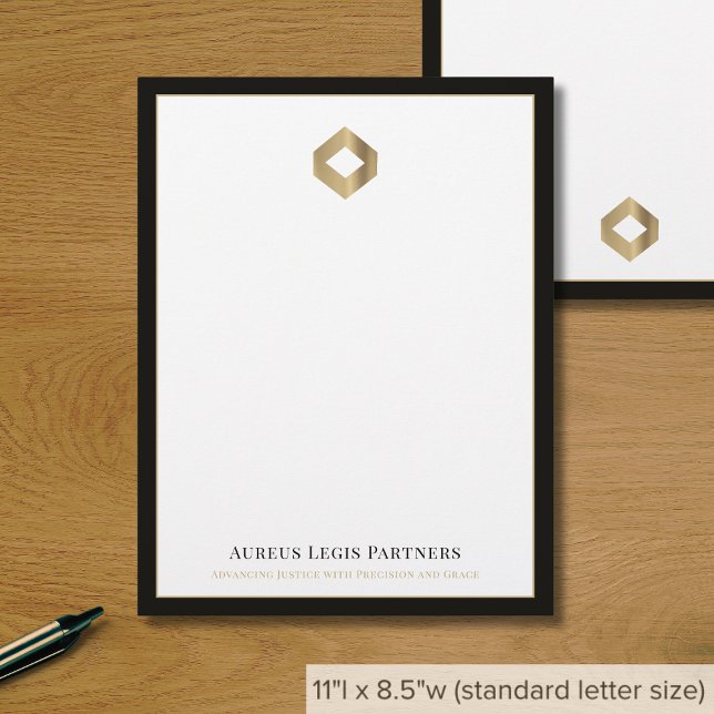 Modern Business Letterhead with Logo (Creator Uploaded)