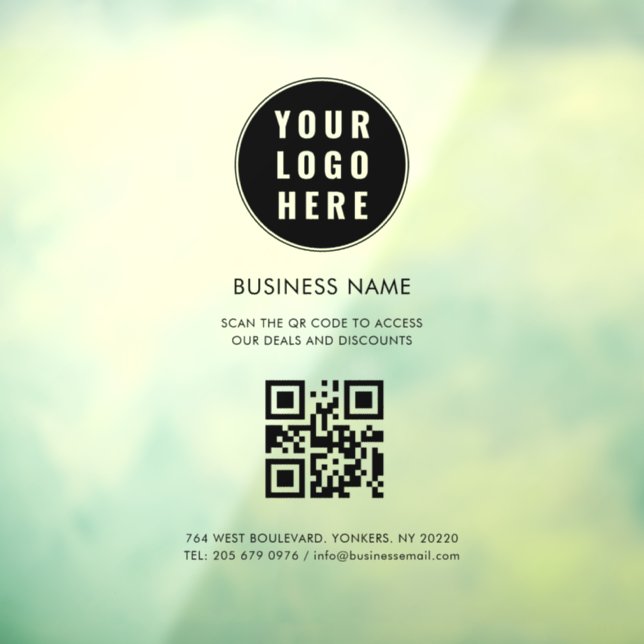 Modern Business Logo and QR Code Custom (Sheet 3)