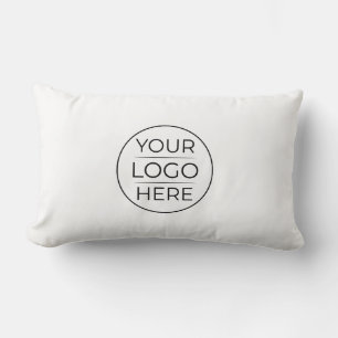 Modern Business Logo Branding Lumbar Cushion