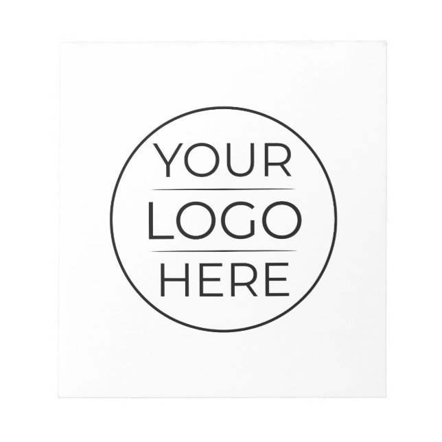 Modern Business Logo Branding Notepad (Front)