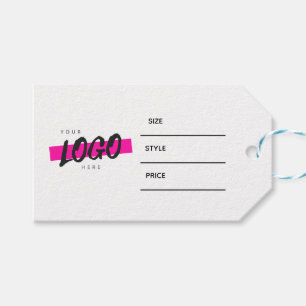 Modern Business Logo Clothing Label tag Hang card