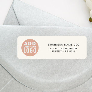 Modern Business Logo Company Return Address Label