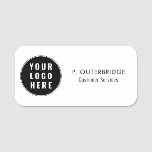 Modern Business Logo Corporate Custom Name Tag