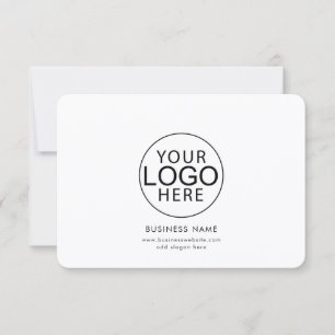 Modern Business Logo Corporate Employees Custom Card