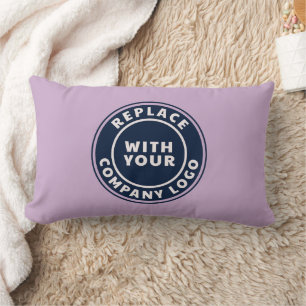 Modern Business Logo Corporate Events Custom Lumbar Cushion