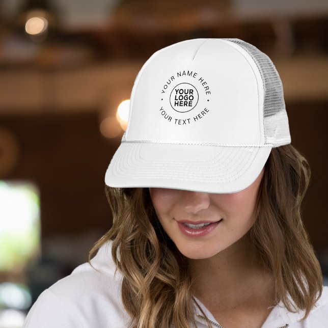 Modern Business Logo Custom Employee Company Trucker Hat (Creator Uploaded)