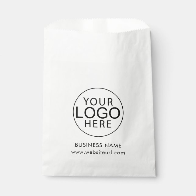 Modern Business Logo Custom Favour Bag (Front)