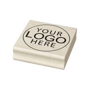 Modern Business Logo Custom Simple Rubber Stamp