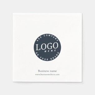 Modern Business Logo Elegant Paper Napkin