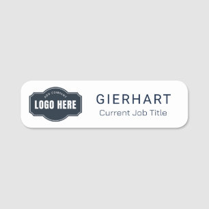 Modern Business Logo Employees Conference Custom Name Tag