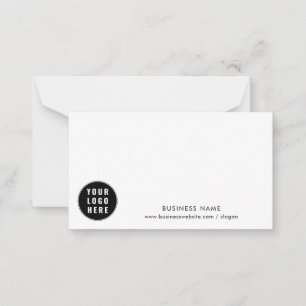 Modern Business Logo Employees Custom Card