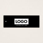 Modern Business Logo Label Clothing Hang Tag