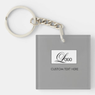 Modern Business Logo Label Clothing Hang Tag Key Ring