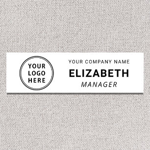 Modern Business Logo Name Tag