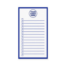 Modern Business Logo Navy Blue To Do List