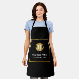 Modern Business Logo Promotional Branding Apron