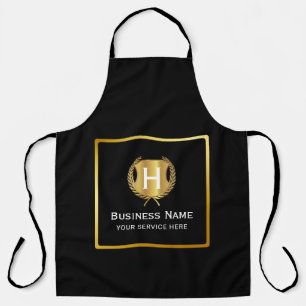 Modern Business Logo Promotional Branding Apron