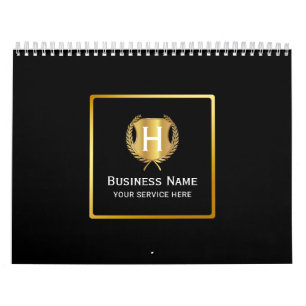 Modern Business Logo Promotional Branding Calendar